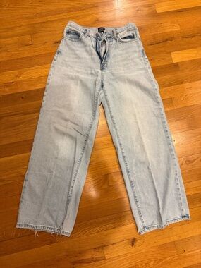 BDG Light Blue High-Rise Straight Jeans